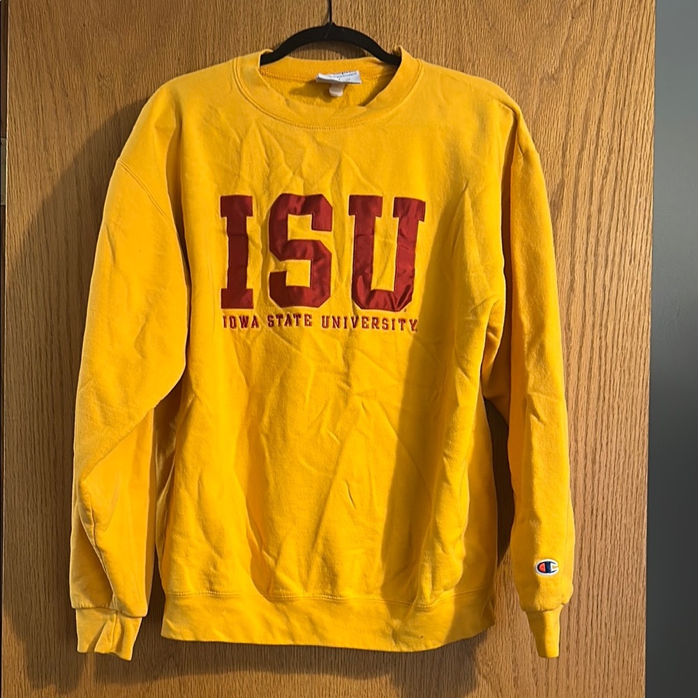 Champion Iowa State University Gold Crewneck